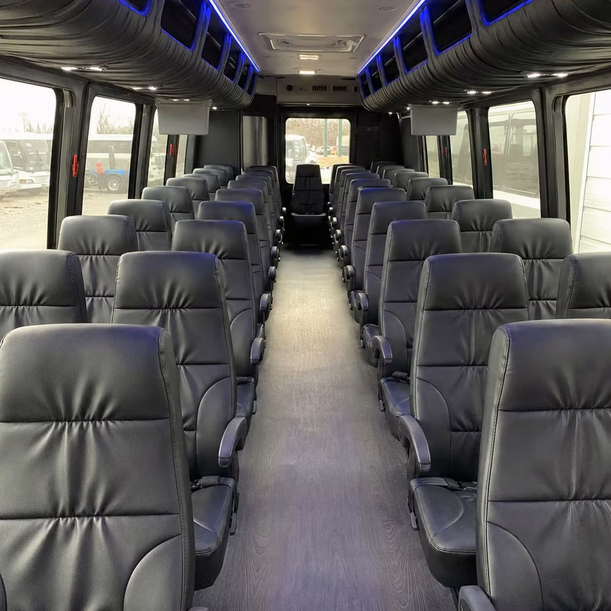 25 passenger minibus interior