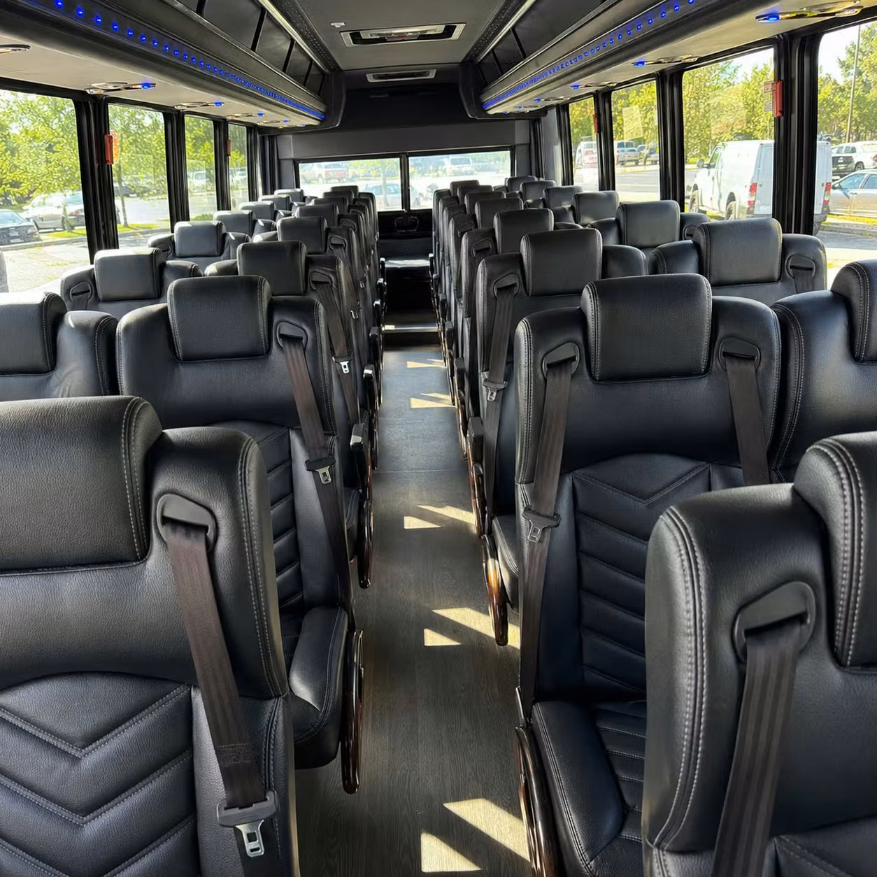 30 passenger minibus inside