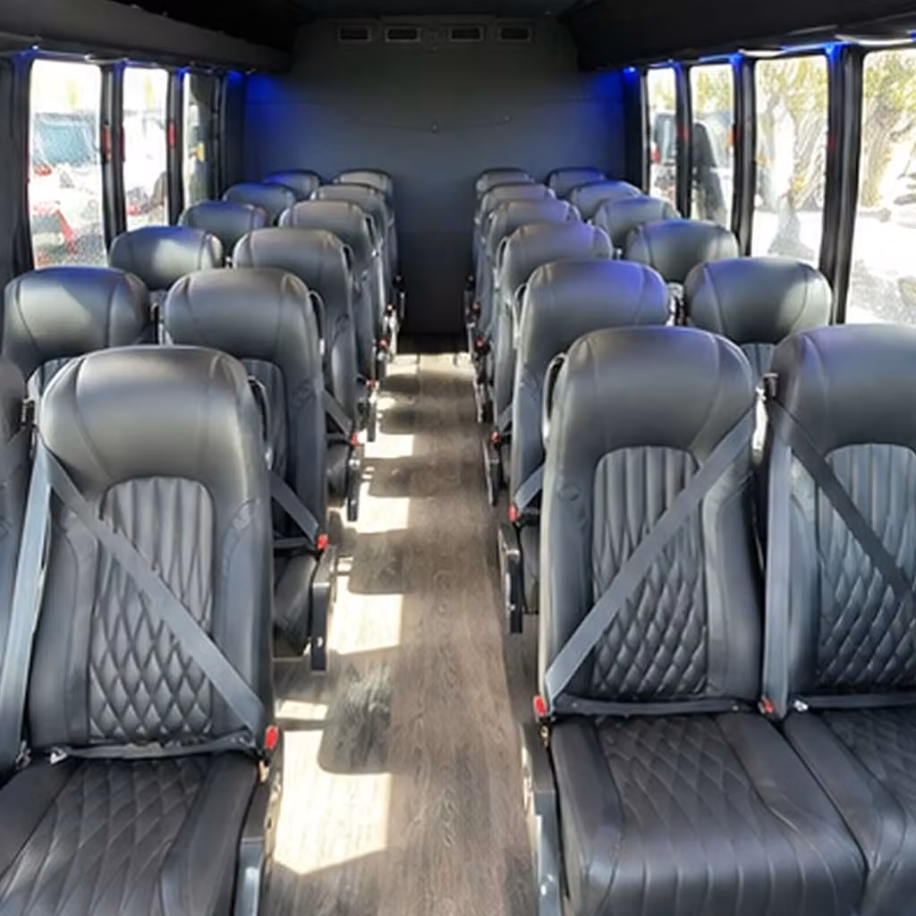 35 passenger minibus interior