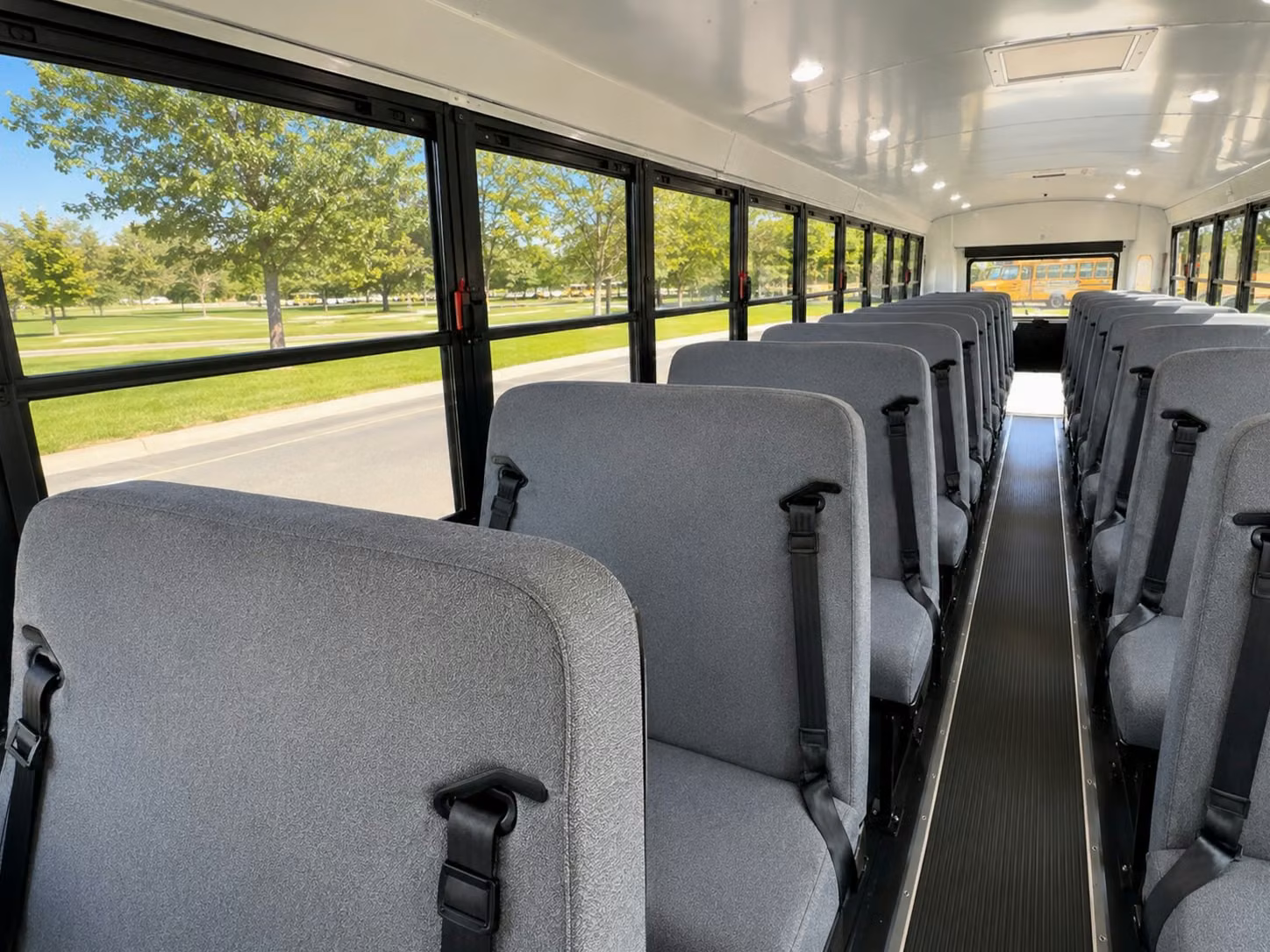 school bus interior