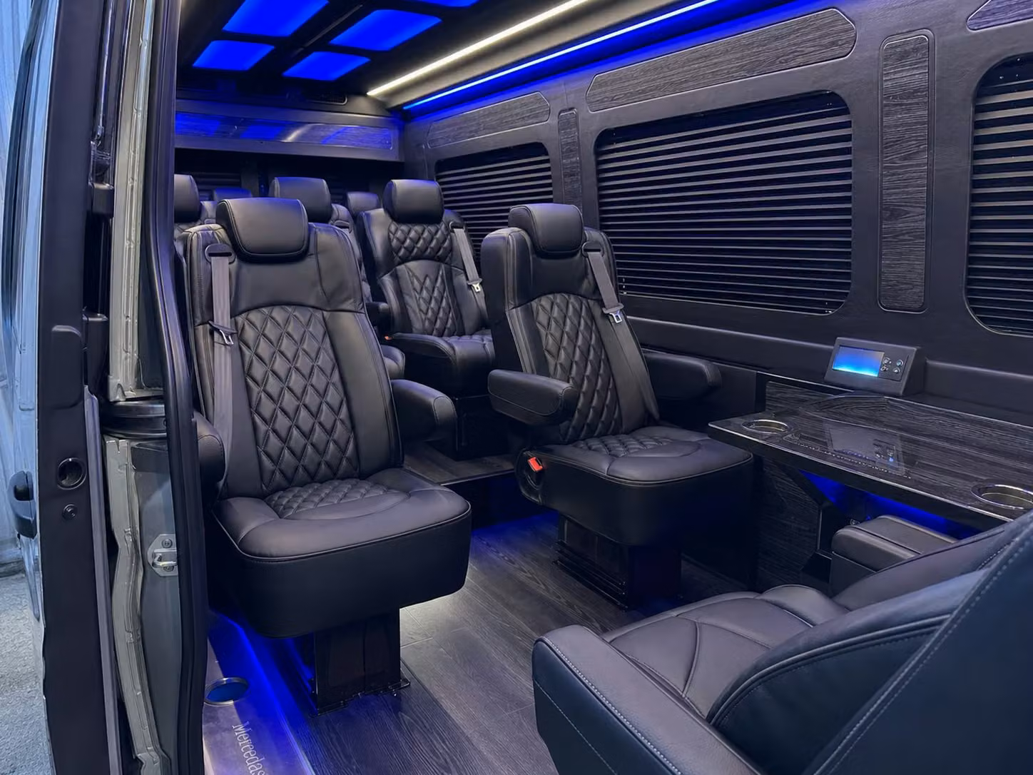 sprinter van with driver interior